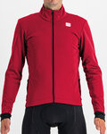SPORTFUL Cyklistická větruodolná bunda - NEO SOFTSHELL - červená