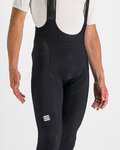 SPORTFUL Cyklistické kalhoty dlouhé s laclem - TOTAL COMFORT - černá