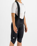 SPORTFUL Cyklistické kalhoty krátké s laclem - BODYFIT PRO THERMAL - černá
