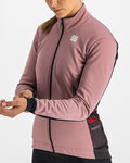 SPORTFUL Cyklistická větruodolná bunda - NEO SOFTSHELL - růžová
