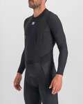 SPORTFUL Cyklistické triko s dlouhým rukávem - BODYFIT PRO - černá