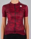 SPORTFUL Cyklistický dres s krátkým rukávem - ESCAPE SUPERGIARA - bordó