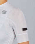 SPORTFUL Cyklistický dres s krátkým rukávem - EVO - bílá