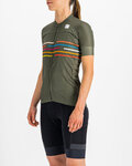 SPORTFUL Cyklistický dres s krátkým rukávem - VELODROME - zelená