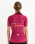 SPORTFUL Cyklistický dres s krátkým rukávem - VELODROME - cyklámenová