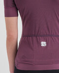 SPORTFUL Cyklistický dres s krátkým rukávem - MONOCROM - fialová