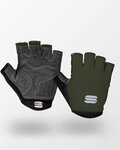 SPORTFUL Cyklistické rukavice krátkoprsté - RACE - zelená