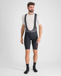 SPORTFUL Cyklistické kalhoty krátké s laclem - FIANDRE PRO LIGHT - černá