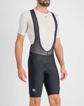 SPORTFUL Cyklistické kalhoty krátké s laclem - FIANDRE PRO LIGHT - černá