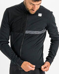SPORTFUL Cyklistická zateplená bunda - GIARA SOFTSHELL - černá