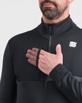 SPORTFUL Cyklistická zateplená bunda - GIARA SOFTSHELL - černá