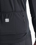 SPORTFUL Cyklistická zateplená bunda - GIARA SOFTSHELL - černá