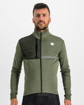 SPORTFUL Cyklistická zateplená bunda - GIARA SOFTSHELL - zelená