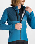 SPORTFUL Cyklistická zateplená bunda - GIARA SOFTSHELL - modrá