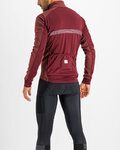 SPORTFUL Cyklistická zateplená bunda - GIARA SOFTSHELL - hnědá