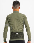 SPORTFUL Cyklistický dres s dlouhým rukávem zimní - SUPERGIARA THERMAL - zelená