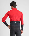 SPORTFUL Cyklistická zateplená bunda - TOTAL COMFORT - červená/černá