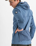 SPORTFUL Cyklistická větruodolná bunda - METRO SOFTSHELL - modrá
