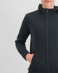 SPORTFUL Cyklistická zateplená bunda - METRO SOFTSHELL - černá