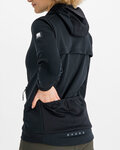SPORTFUL Cyklistická zateplená bunda - METRO SOFTSHELL - černá