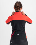 SPORTFUL Cyklistická zateplená bunda - FIANDRE MEDIUM W - červená