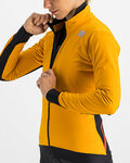 SPORTFUL Cyklistická větruodolná bunda - FIANDRE MEDIUM - žlutá/černá