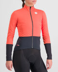 SPORTFUL Cyklistická větruodolná bunda - TOTAL COMFORT - růžová