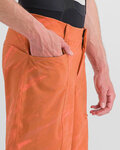 SPORTFUL Cyklistické kalhoty krátké bez laclu - CLIFF GIARA - oranžová