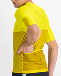 SPORTFUL Cyklistický dres s krátkým rukávem - LIGHT PRO - žlutá