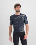 SPORTFUL Cyklistický dres s krátkým rukávem - CLIFF SUPERGIARA - modrá