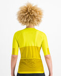 SPORTFUL Cyklistický dres s krátkým rukávem - PRO - žlutá