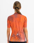 SPORTFUL Cyklistický dres s krátkým rukávem - ROCKET - oranžová