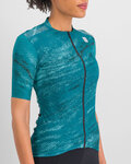 SPORTFUL Cyklistický dres s krátkým rukávem - CLIFF SUPERGIARA - tyrkysová