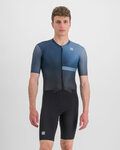 SPORTFUL Cyklistická kombinéza - BOMBER - černá/modrá