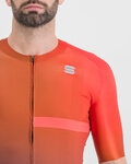 SPORTFUL Cyklistický dres s krátkým rukávem - BOMBER - oranžová