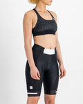 SPORTFUL Cyklistické kalhoty krátké bez laclu - NEO - černá/bílá
