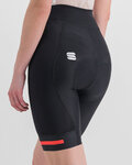 SPORTFUL Cyklistické kalhoty krátké bez laclu - NEO - černá/červená