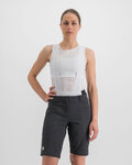 SPORTFUL Cyklistické kalhoty krátké bez laclu - GIARA W - černá