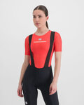 SPORTFUL Cyklistické triko s krátkým rukávem - PRO BASELAYER - červená