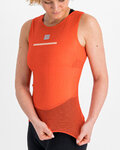 SPORTFUL Cyklistické triko bez rukávů - PRO BASELAYER - červená