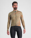 SPORTFUL Cyklistický dres s dlouhým rukávem zimní - CLIFF SUPERGIARA THERMAL - béžová