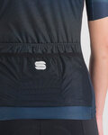 SPORTFUL Cyklistický dres s krátkým rukávem - FLOW SUPERGIARA W - modrá/černá