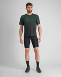 SPORTFUL Cyklistický dres s krátkým rukávem - FLOW GIARA - zelená