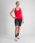 SPORTFUL Cyklistický dres bez rukávů - MATCHY - červená