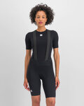 SPORTFUL Cyklistické triko s krátkým rukávem - MERINO - černá