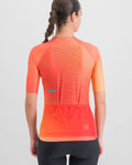 SPORTFUL Cyklistický dres s krátkým rukávem - LIGHT PRO - oranžová