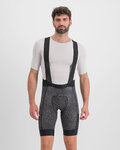 SPORTFUL Cyklistické kalhoty krátké s laclem - SKY RIDER SUPERGIARA - šedá