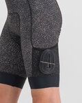 SPORTFUL Cyklistické kalhoty krátké s laclem - SKY RIDER SUPERGIARA - šedá