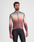 SPORTFUL Cyklistický dres s dlouhým rukávem zimní - FLOW SUPERGIARA THERMAL - béžová/hnědá