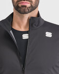 SPORTFUL Cyklistická větruodolná bunda - NEO SOFTSHELL - černá